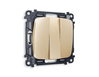 Комплект механизма 3-кл выключателя Ambrella Volt Omega MO605010