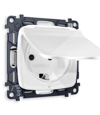 Комплект механизма электрической розетки Ambrella Volt Omega (OP1080, VM141) MO108010