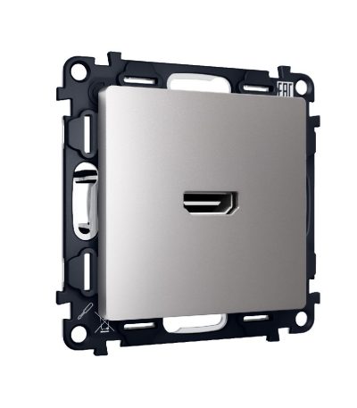 Комплект механизма розетки HDMI 2.0 40V/500mA 2.0GHz 5-18Gbit/s Ambrella Volt Alfa MA514010