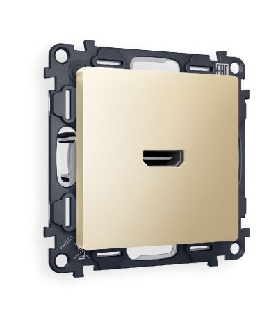 Комплект механизма розетки HDMI 2.0 40V/500mA 2.0GHz 5-18Gbit/s Ambrella Volt Alfa MA614010