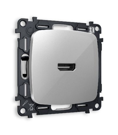 Комплект механизма розетки HDMI 2.0 40V/500mA 2.0GHz 5-18Gbit/s Ambrella Volt Omega MO414010