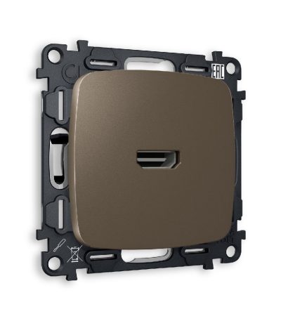 Комплект механизма розетки HDMI 2.0 40V/500mA 2.0GHz 5-18Gbit/s Ambrella Volt Omega MO644010