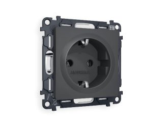 Комплект механизма розетки с/з на винтовых зажимах Ambrella Volt Alfa MA906010