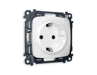 Комплект механизма розетки с/з на винтовых зажимах Ambrella Volt Omega MO126010