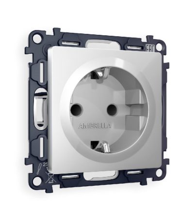 Комплект механизма розетки с/з со шторками Ambrella Volt Alfa MA407010