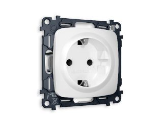 Комплект механизма розетки с/з со шторками Ambrella Volt Omega MO127010