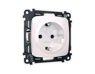 Комплект механизма розетки с/з со шторками Ambrella Volt Omega MO207010