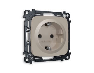 Комплект механизма розетки с/з со шторками Ambrella Volt Omega MO367010