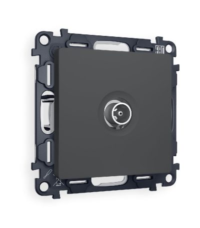 Комплект механизма TV розетки оконечной 50-870 MHz 1dB Ambrella Volt Alfa MA913010