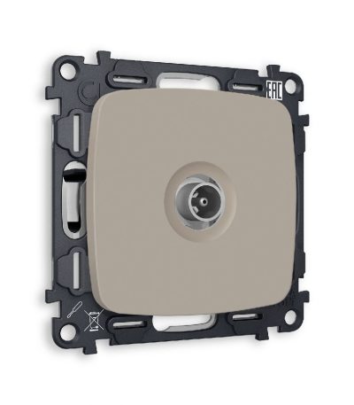 Комплект механизма TV розетки оконечной 50-870 MHz 1dB Ambrella Volt Omega MO373010