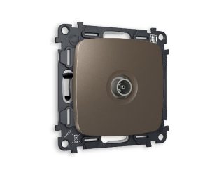 Комплект механизма TV розетки проходной 5-1000 MHz 4dB Ambrella Volt Omega MO643030