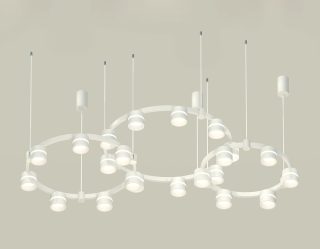 Комплект подвесного светильника Ambrella Light Techno Ring XR92082200 (A9208x3, C9241, C9236, C9231, N8444)