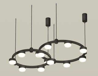 Комплект подвесного светильника Ambrella Light Techno Ring XR92091006 (A9209x2, C9238, C9232, N8399)