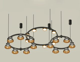 Комплект подвесного светильника Ambrella Light Techno Ring XR92092000 (A9209x3, C9242, C9238, C9232, N8145, N8124)