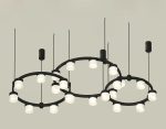Комплект подвесного светильника Ambrella Light Techno Ring XR92092210 (A9209x3, C9242, C9238, C9232, N8402)