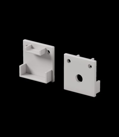 Комплект заглушек для профиля 20×20 2шт Maytoni Led Strip ALM-2020B-EC 642077