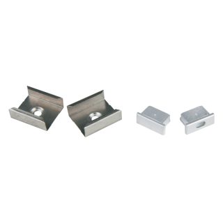 Комплект заглушек и скоб Uniel UFE-N02 SILVER A POLYBAG UL-00000622