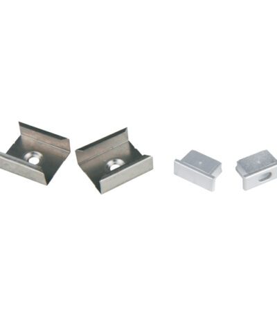 Комплект заглушек и скоб Uniel UFE-N02 SILVER A POLYBAG UL-00000622