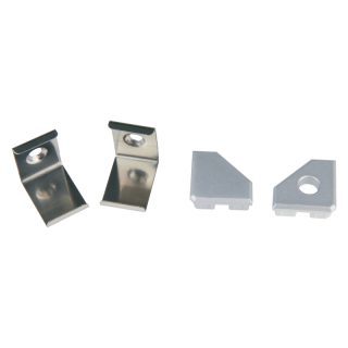 Комплект заглушек и скоб Uniel UFE-N03 SILVER A POLYBAG UL-00000623