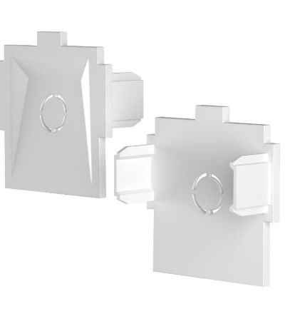 Комплект заглушек к встраиваемому шинопроводу (2 шт.) Maytoni Radity TRA084EC-12W