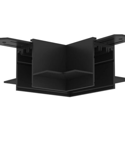 Коннектор L-образный потолок-потолок Denkirs Smart TR2112-BK