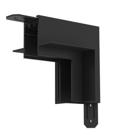 Коннектор L-образный стена-потолок Denkirs Smart TR2118-BK