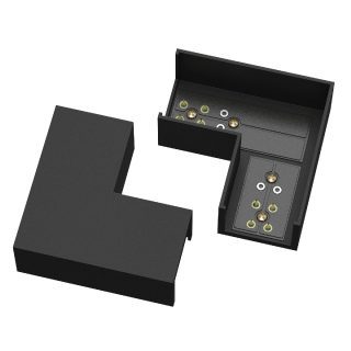 Коннектор питания угловой Maytoni Elasity TRA160CL-11B