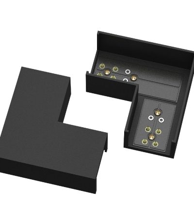 Коннектор питания угловой Maytoni Elasity TRA160CL-11B