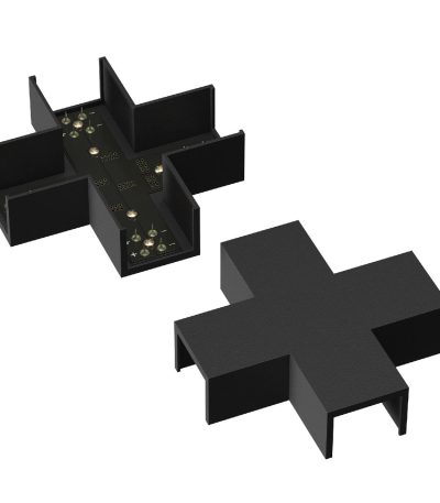 Коннектор питания X-образный Maytoni Elasity TRA160CX-11B