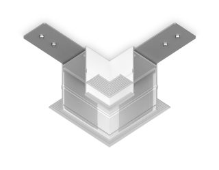 Коннектор угловой Ambrella Light Magnetic 220V GL1039