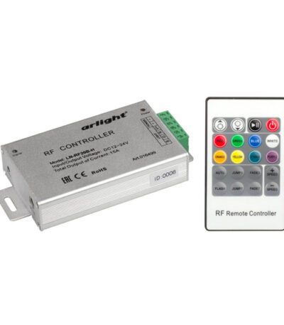 Контроллер Arlight LN-RF20B-H (12-24V,180-360W, ПДУ 20кн) 016499