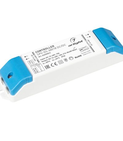 Контроллер плавного включения Arlight SPV-SS-48018 DC/DC (12-48V, 18A) 032555(1)