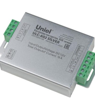 Контроллер-повторитель RGB сигнала Uniel ULC-A02 Silver UL-00008010