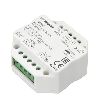 Контроллер-выключатель Arlight Smart-S1-Switch (230V, 3A, 2.4G) 028299