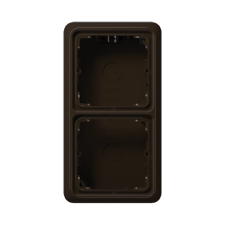 Коробка двухместная Jung CD582ABR