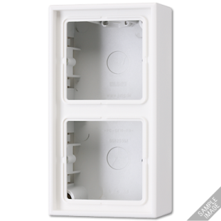 Коробка двухместная Jung LS582ASW