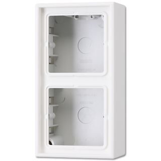 Коробка двухместная Jung LS582AWW