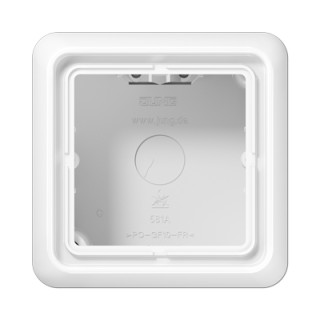 Коробка одноместная Jung CD581AWW