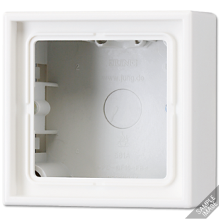 Коробка одноместная Jung LS581ASW