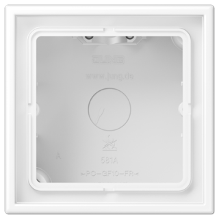 Коробка одноместная Jung LS581AWWM