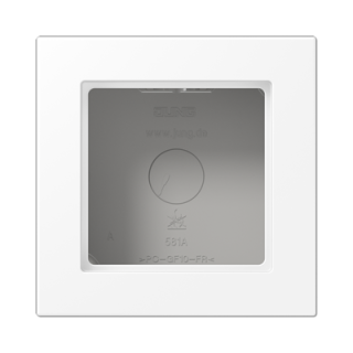 Коробка с рамкой для накладного монтажа Jung A5581BFAWWM