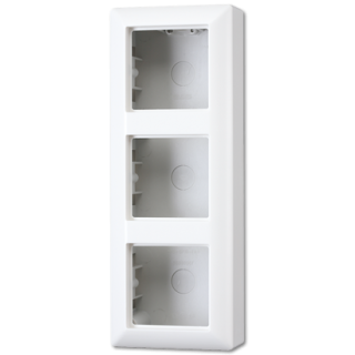 Коробка трехместная Jung AS583AWW