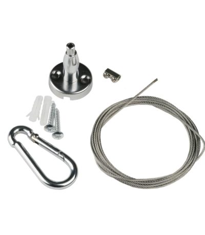 Крепление для подвесного светильника (UL-00004442) Uniel UFL-H03 Silver 200 Polybag