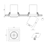 Спот DesignLed SPL-SQ1-12-WW 002329