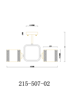 Люстра на штанге Velante 215-507-02