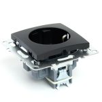 Розетка 1-местная с/з с защитной шторкой Stekker Эрна PST16-9110-03 49154