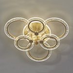 Потолочная светодиодная люстра Escada Enigma 10225/6LED Gold