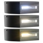 Уличный настенный светильник Feron Дели DH500, 6W, 55Lm, 3000/4000/6400К, черный