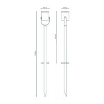 Ландшафтный светильник Gauss Sonata GD155