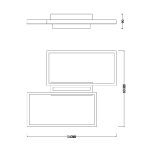 Потолочный светильник Escada Scales 10209/2LED Black